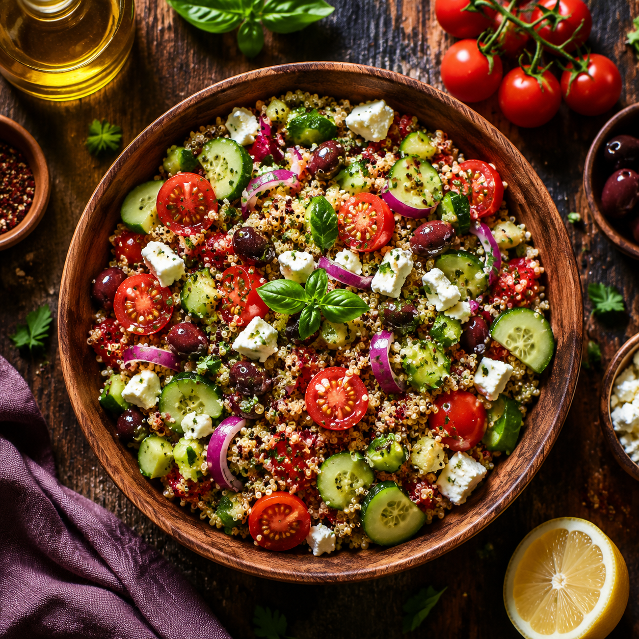 Salads & Sides — Crisp salads, roasted vegetables, and buttery sides that brighten weeknight plates and steal the spotlight.