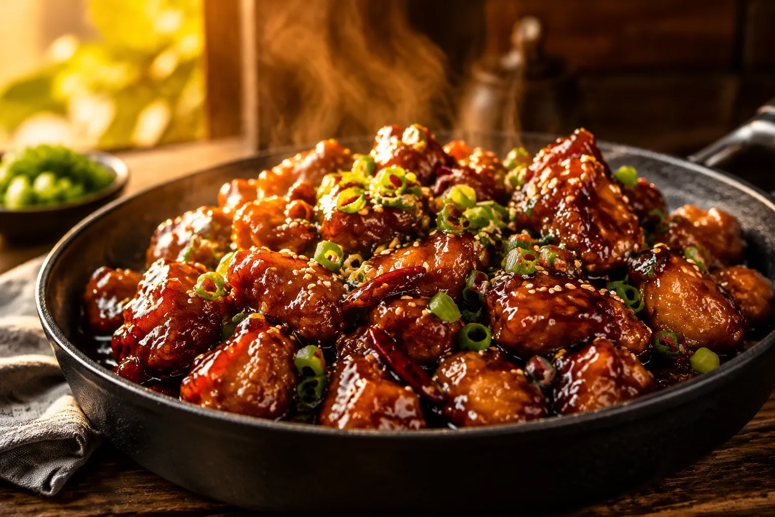 General Tso-Style Sauce with Slurry and Heat Controls